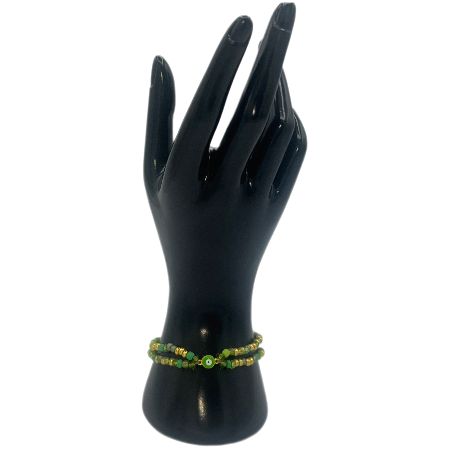 Fashion Double Stranded Evil Eye Bracelet| “Spasm”