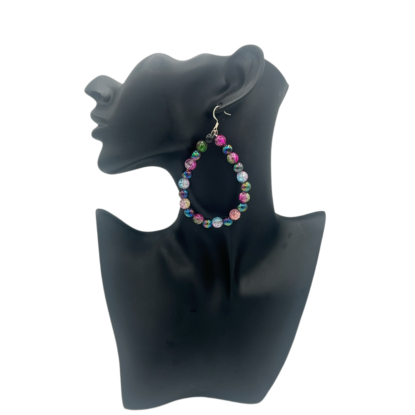 Madelyn| Multi Colored Oval Earrings