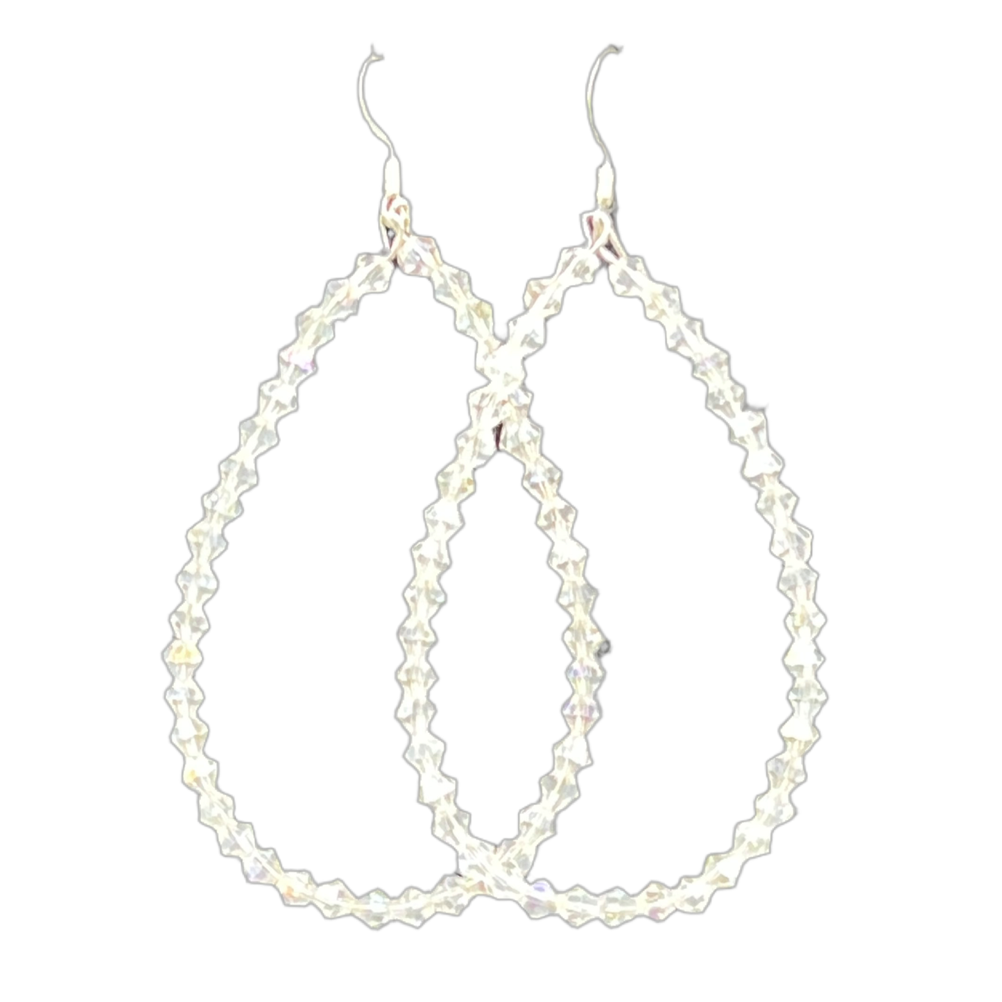 Diamond| Crystal Oval Earrings