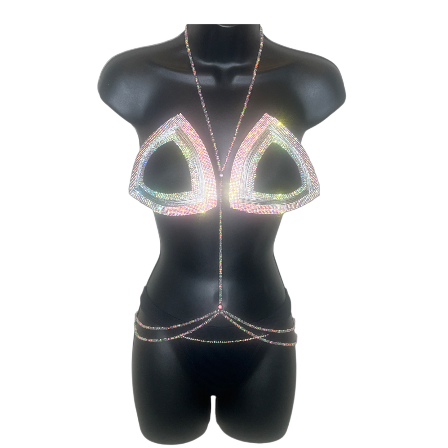 Fashion Evil Eye Body Chain| “Cotton Candy”