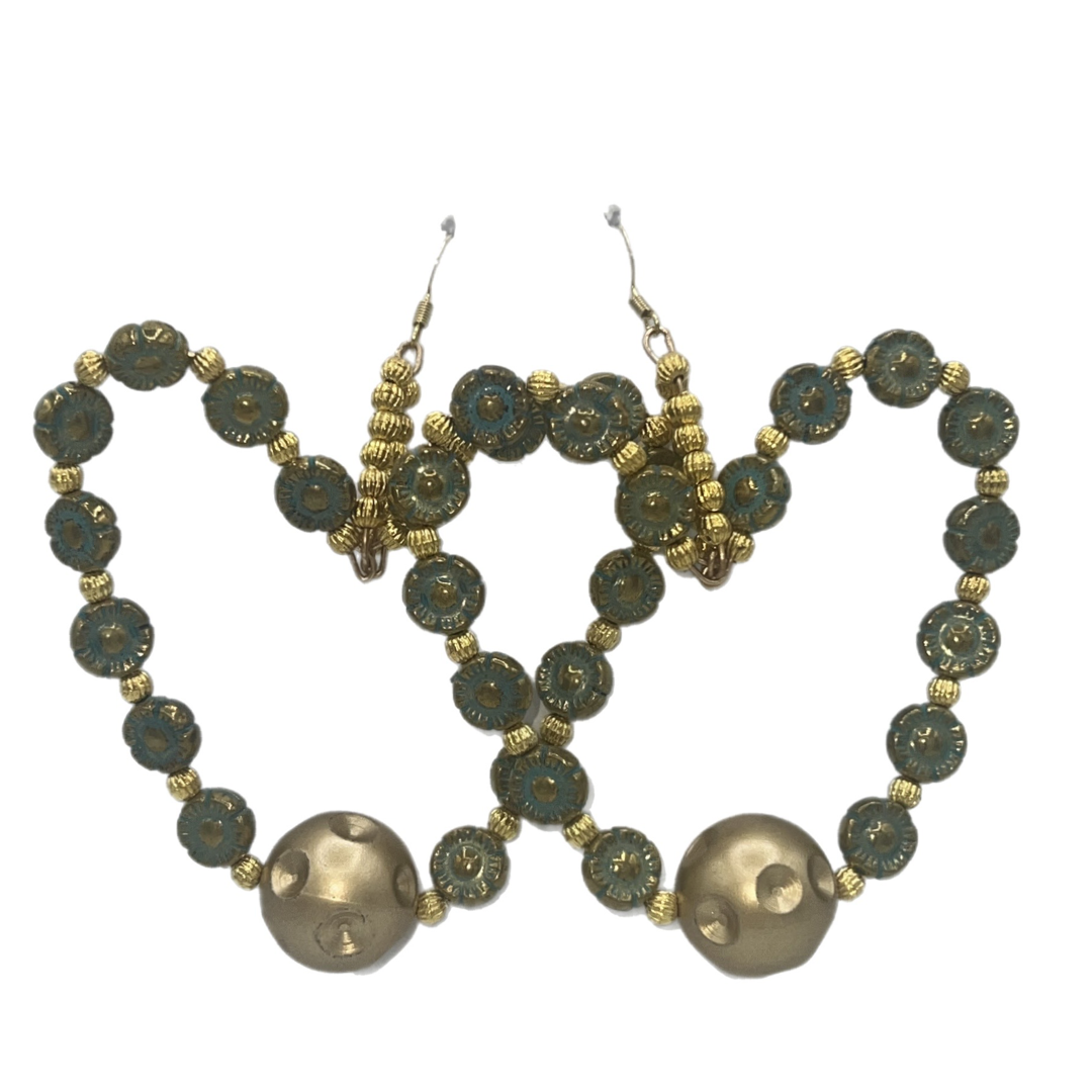 Windofall Goddess|Heart Jumbo Earrings