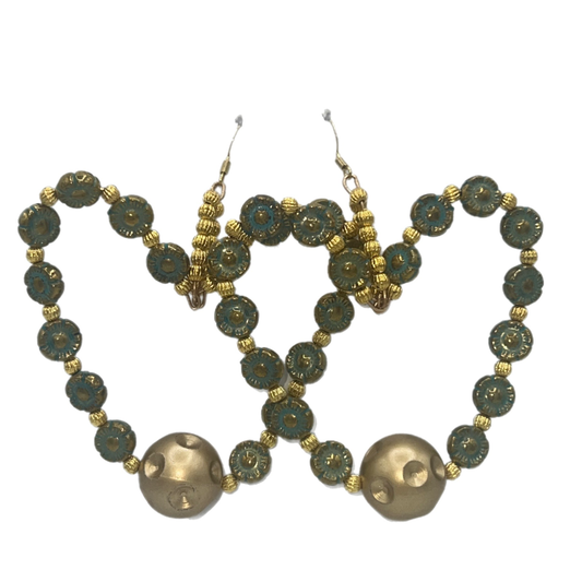 Windofall Goddess|Heart Jumbo Earrings