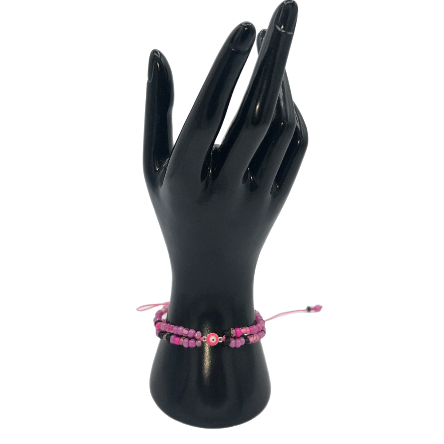 Fashion Double Stranded Evil Eye Bracelet|”Bubble down”